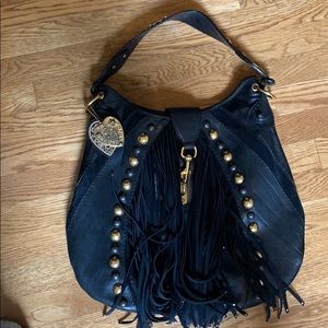 Authentic Black Gucci Babouska Hobo Bag